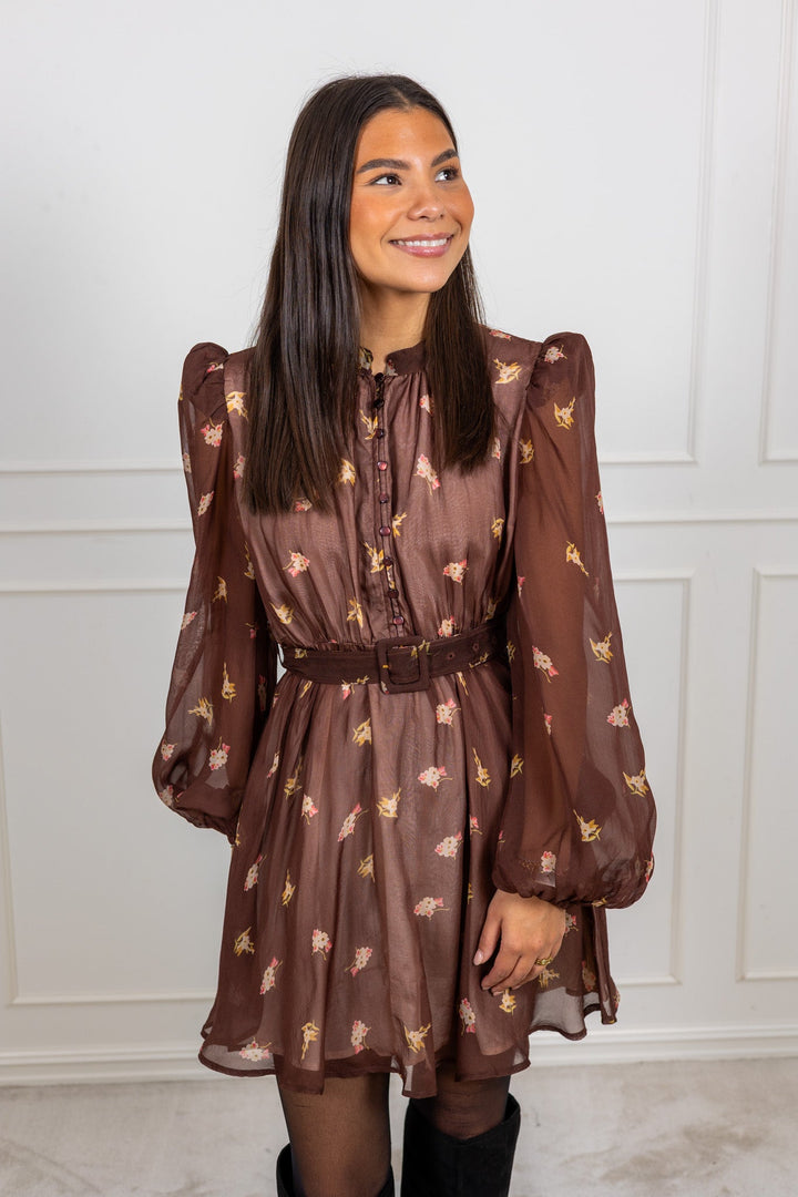 Organza Mini Dress Midnight Field | Kjoler | Smuk - Dameklær på nett