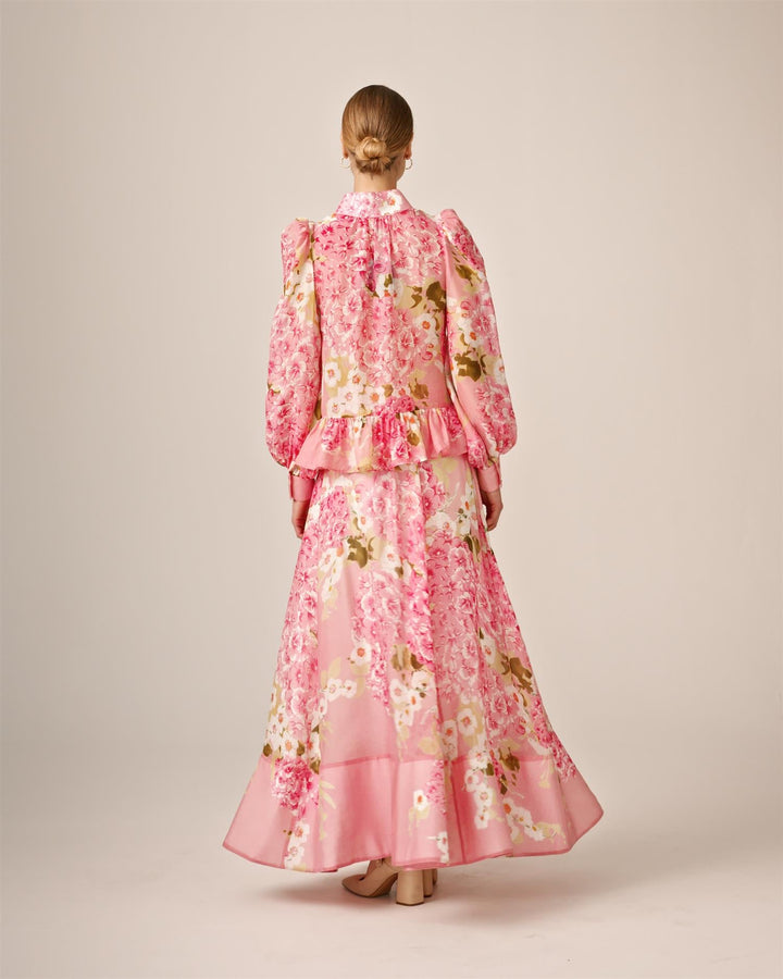 Organza Shirt Cherry Blossom | Skjorter og bluser | Smuk - Dameklær på nett