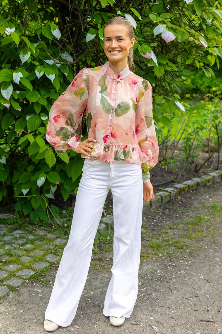 Organza Shirt Rosette | Skjorter og bluser | Smuk