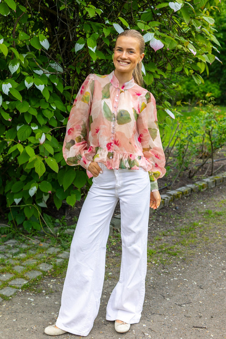 Organza Shirt Rosette | Skjorter og bluser | Smuk