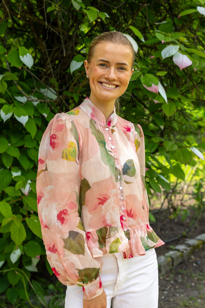 Organza Shirt Rosette | Skjorter og bluser | Smuk