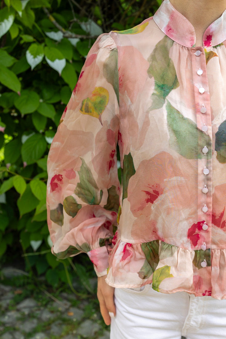 Organza Shirt Rosette | Skjorter og bluser | Smuk