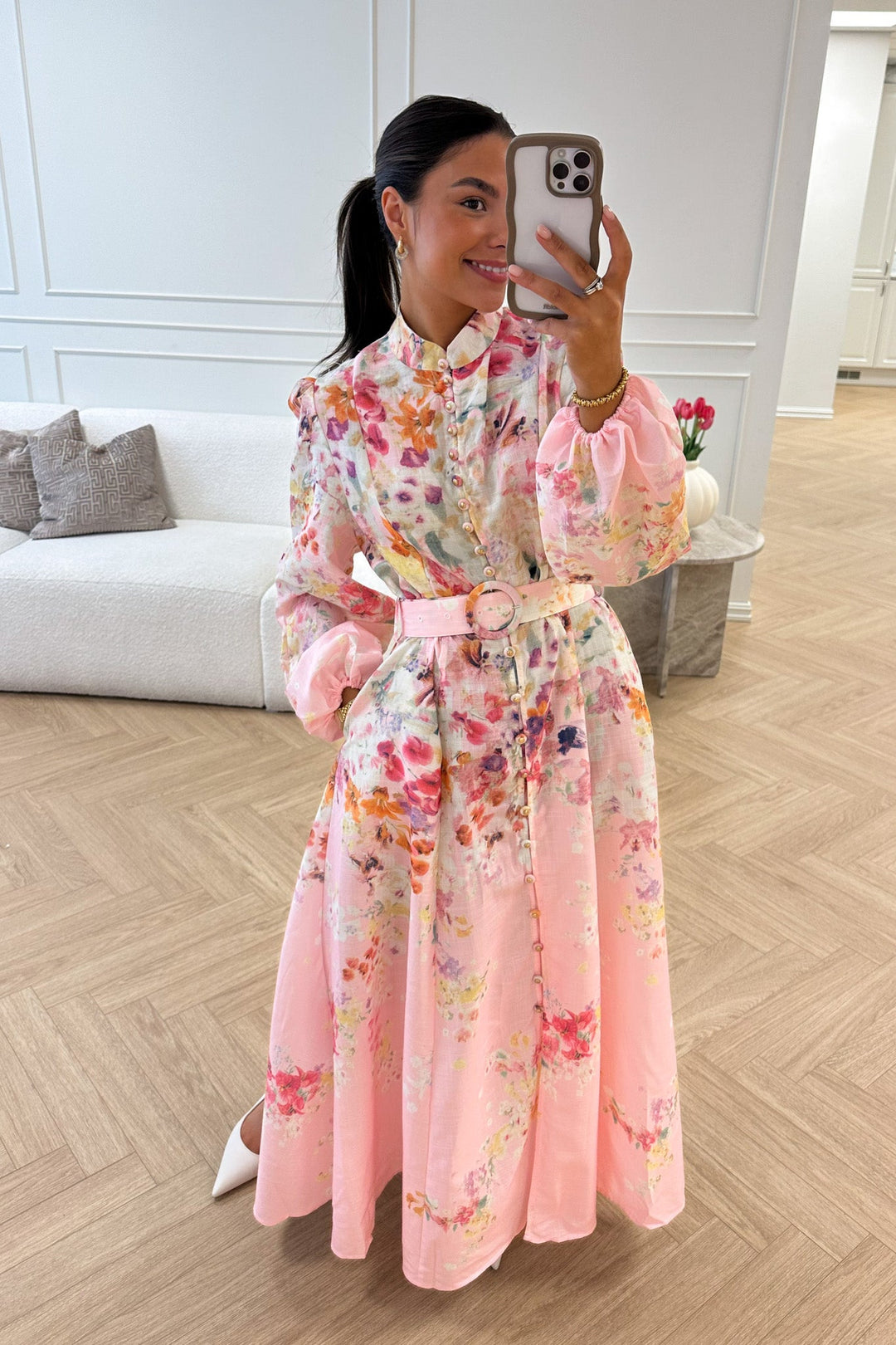 Osley Dress Rose Flower | Kjoler | Smuk