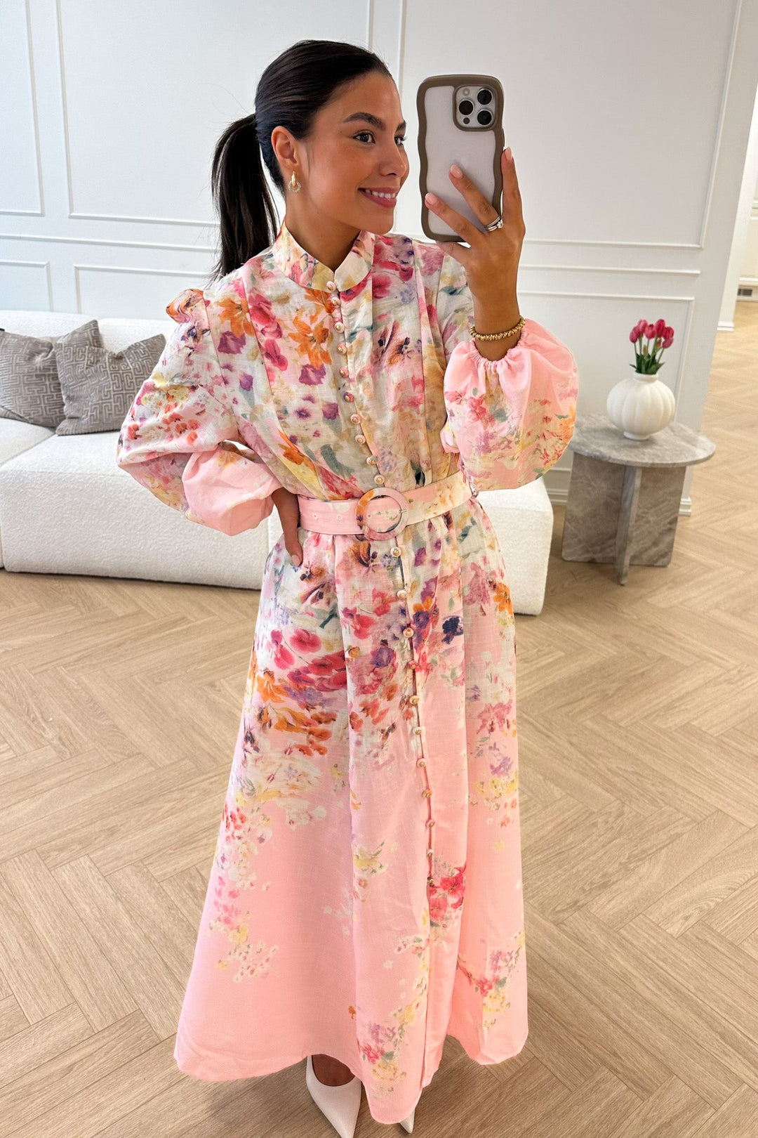 Osley Dress Rose Flower | Kjoler | Smuk