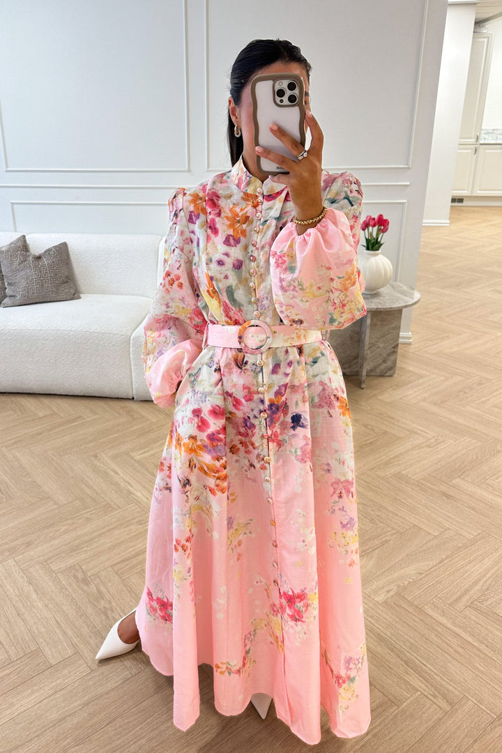 Osley Dress Rose Flower | Kjoler | Smuk