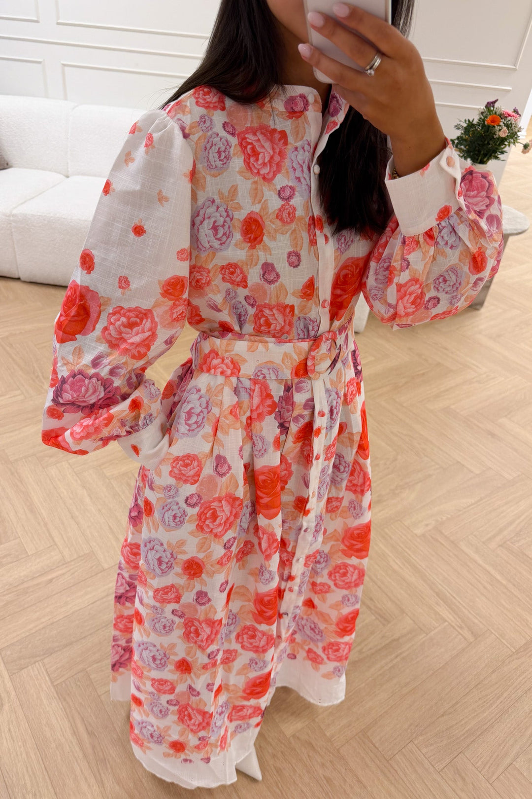Osley Midi Dress Rouge | Kjoler | Smuk