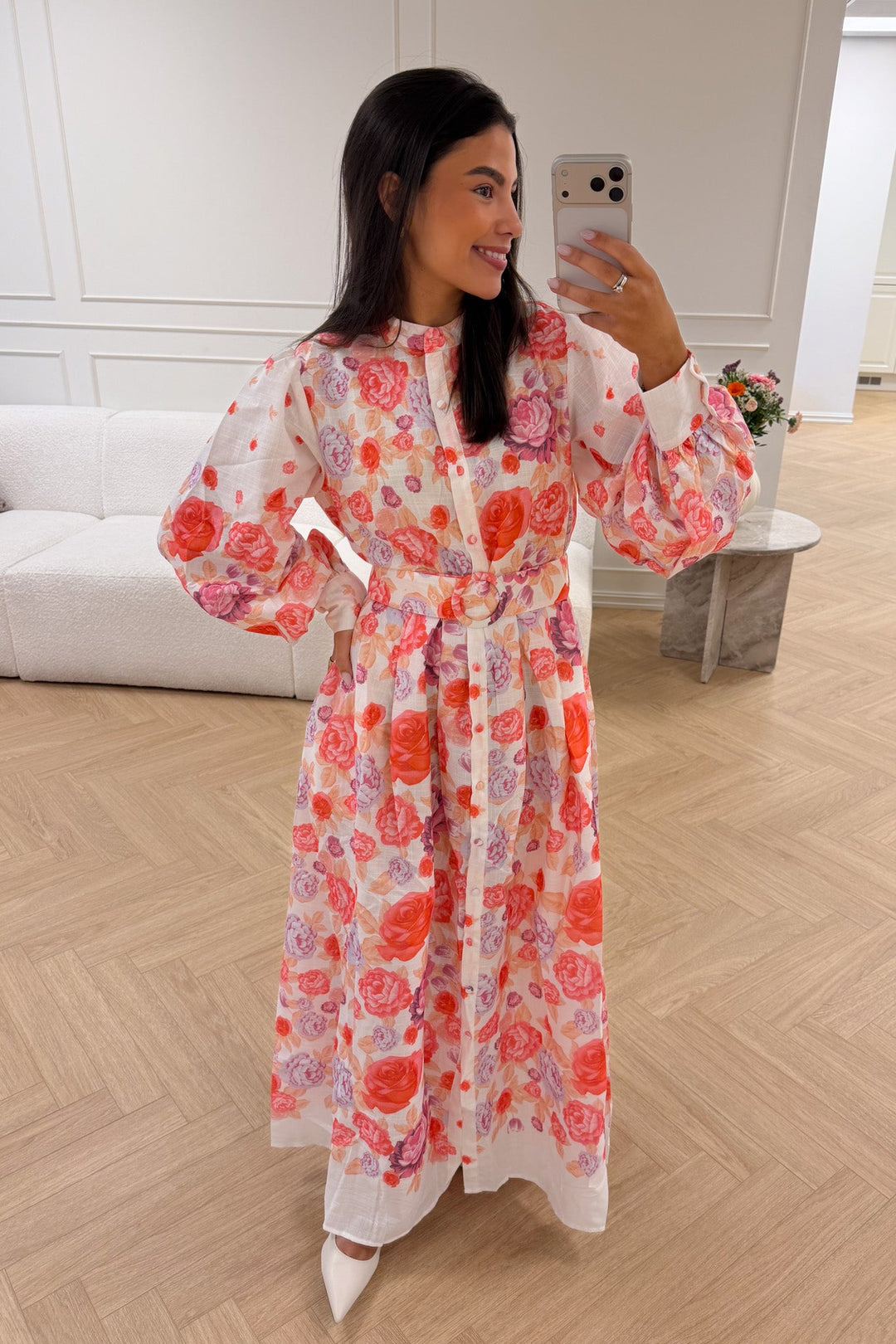 Osley Midi Dress Rouge | Kjoler | Smuk