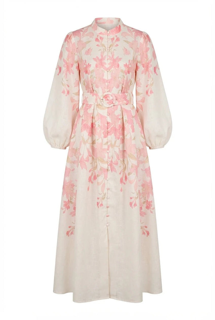 Osley Midi Dress White Rose | Kjoler | Smuk