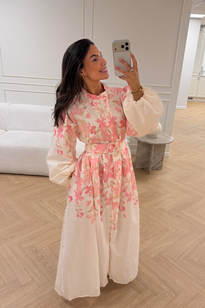 Osley Midi Dress White Rose | Kjoler | Smuk