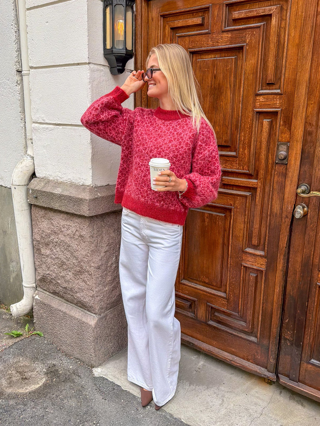 Oslo Knit Pullover Bordeaux/Rose | Genser | Smuk