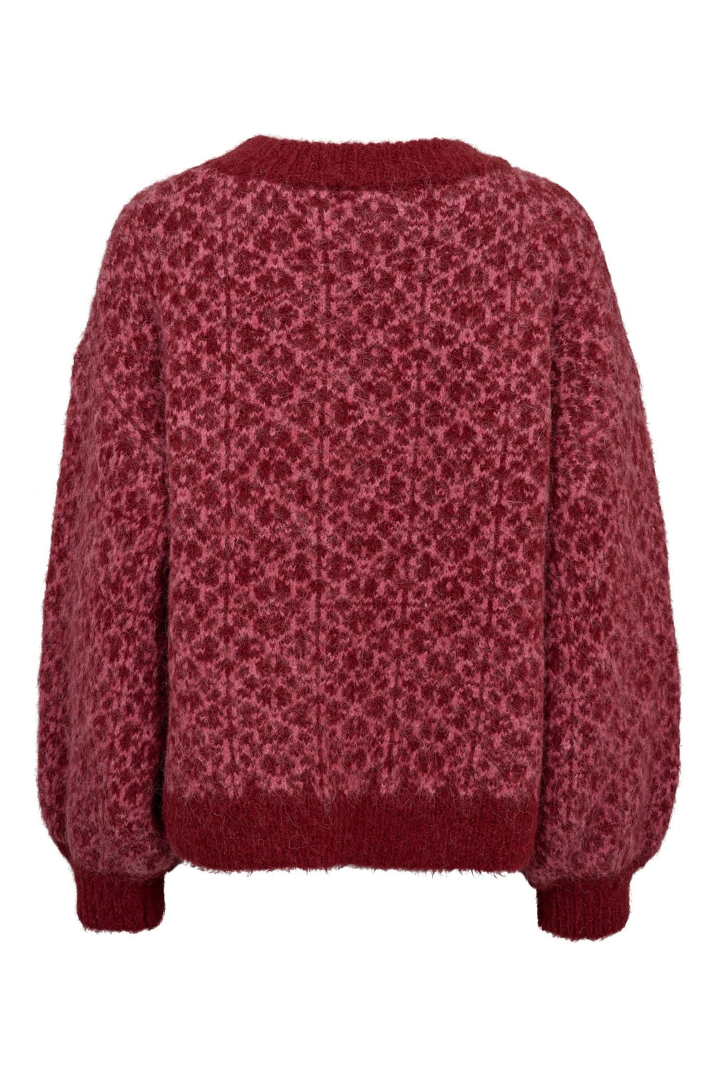 Oslo Knit Pullover Bordeaux/Rose | Genser | Smuk