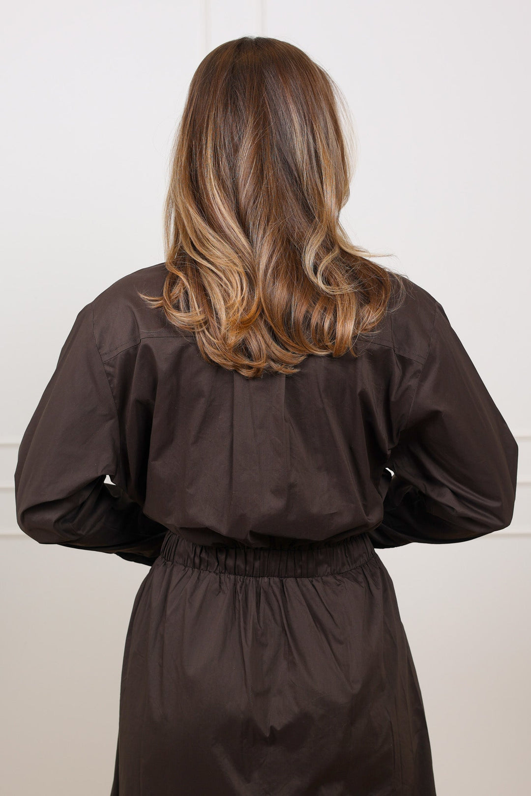 Ottana Poplin Dress Chocolate Brown | Kjoler | Smuk