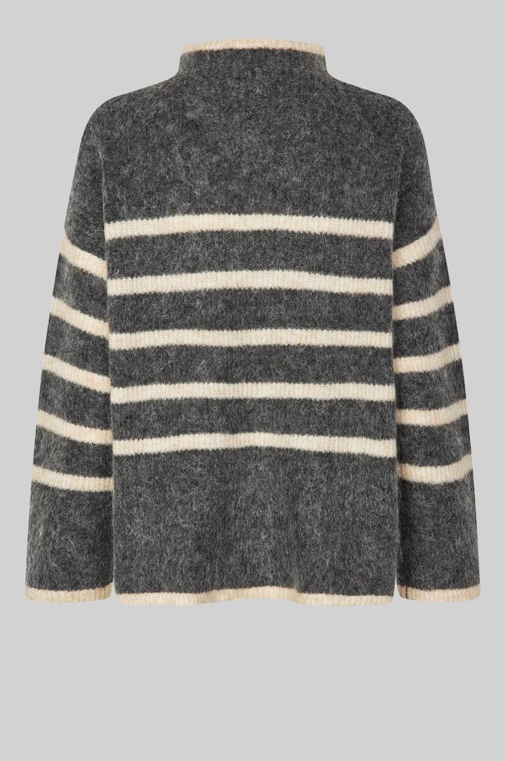 Ovalis Knit T - Neck Volcanic Ash | Genser | Smuk - Dameklær på nett