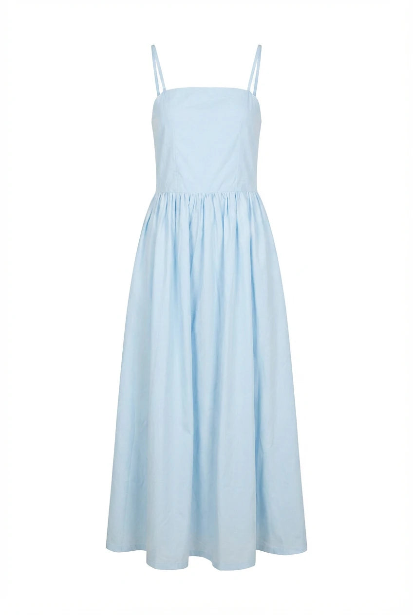 Rose Midi Dress Blue
