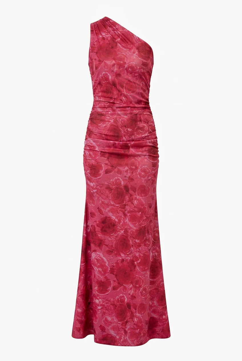 Andrea Maxi Dress Soft Rose Print
