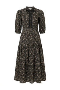 Madison Dress Beige Botanic
