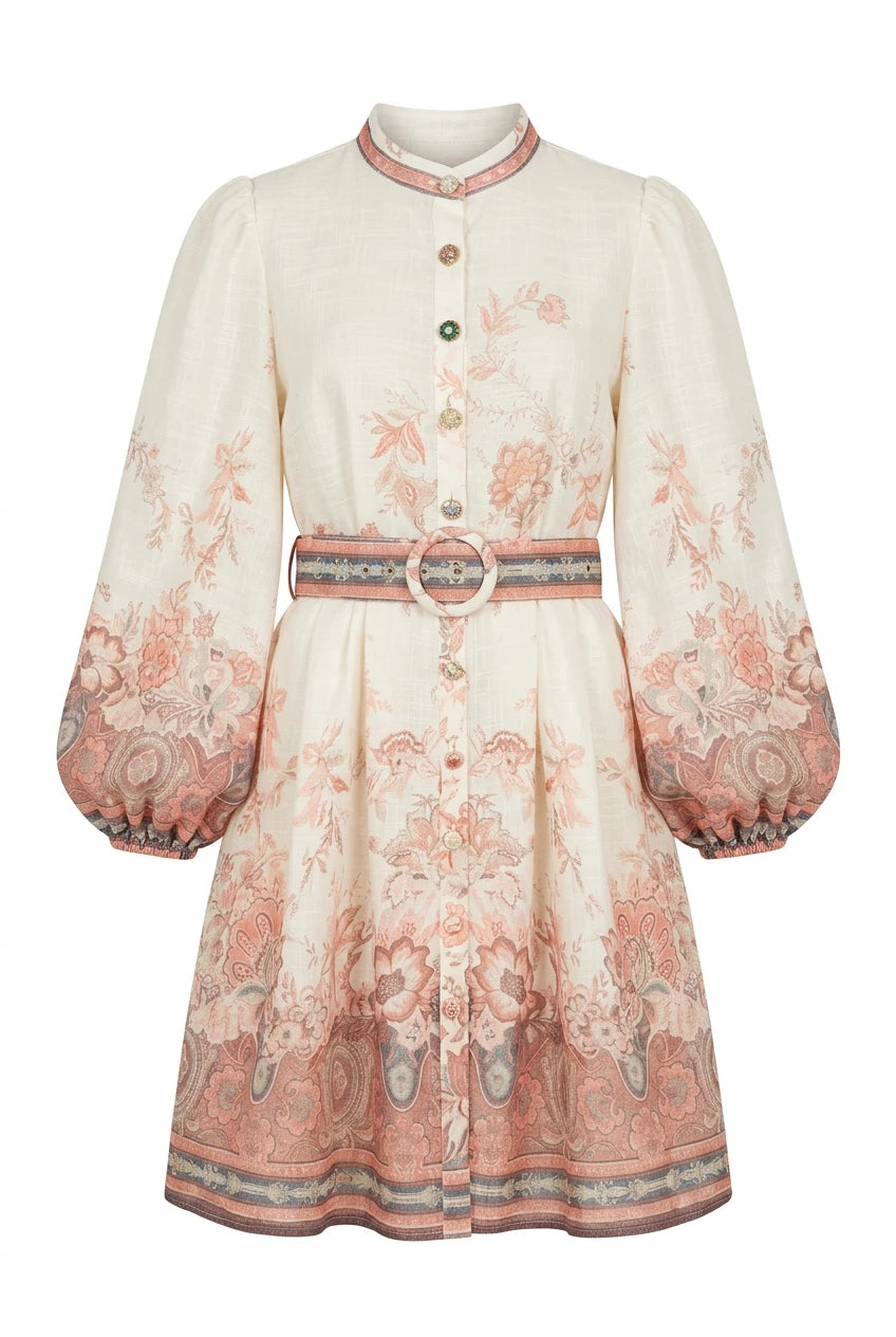 Emma Dress Beige
