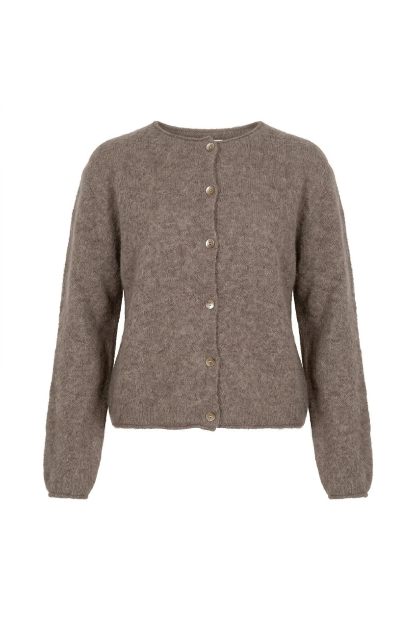 Cashmere Cardigan Taupe