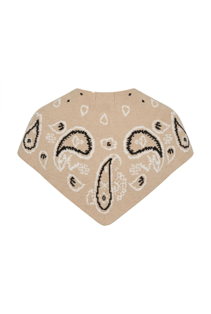 Paisley Small Scarf Beige