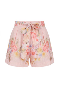 Spring Shorts Rose Flower