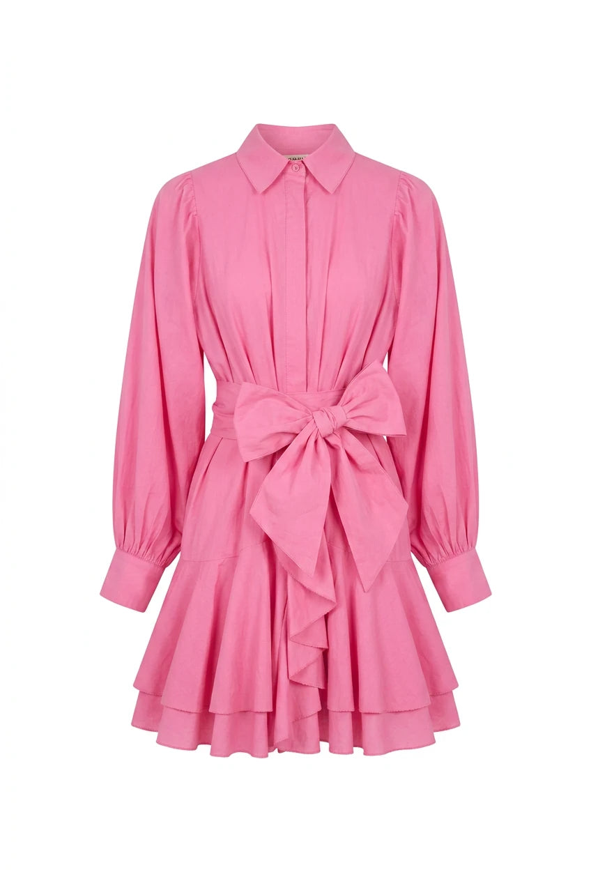 Cotton Ranch Dress Pink