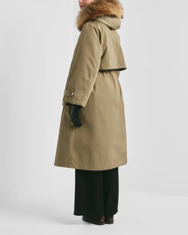 Padded Maxi Parkas Green | Yttertøy | Smuk