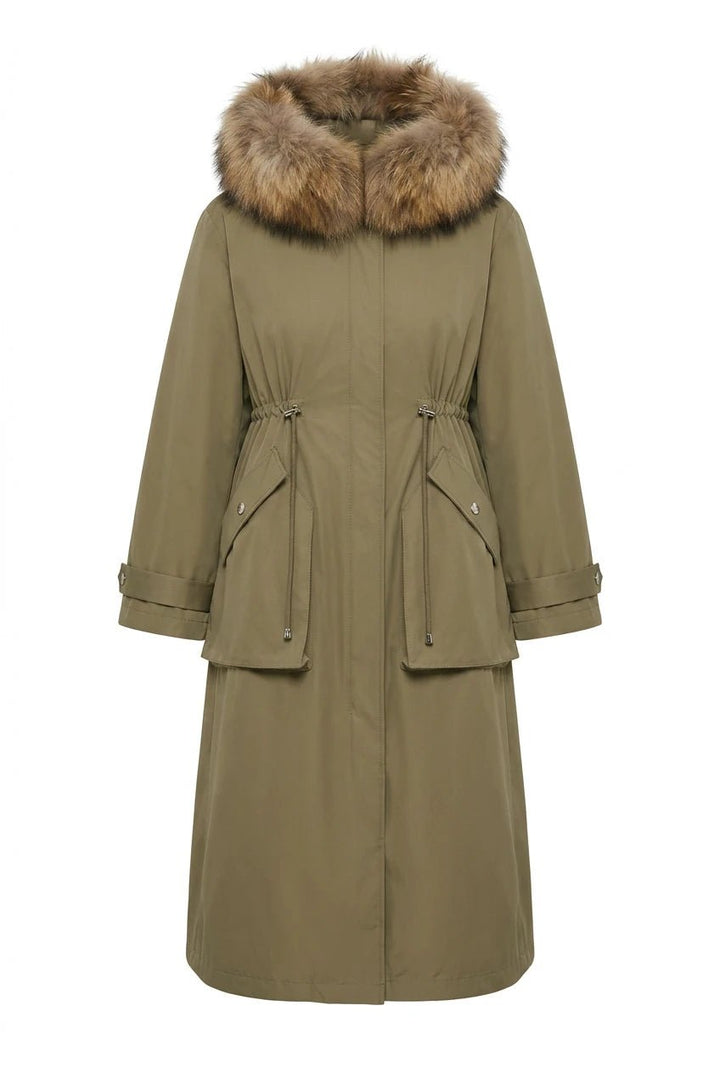 Padded Maxi Parkas Green | Yttertøy | Smuk