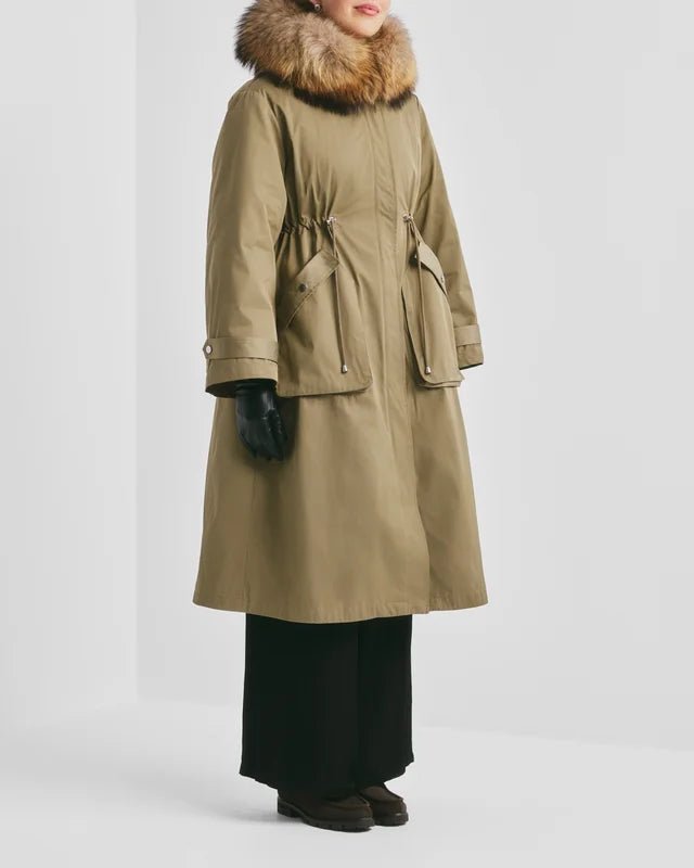 Padded Maxi Parkas Green | Yttertøy | Smuk