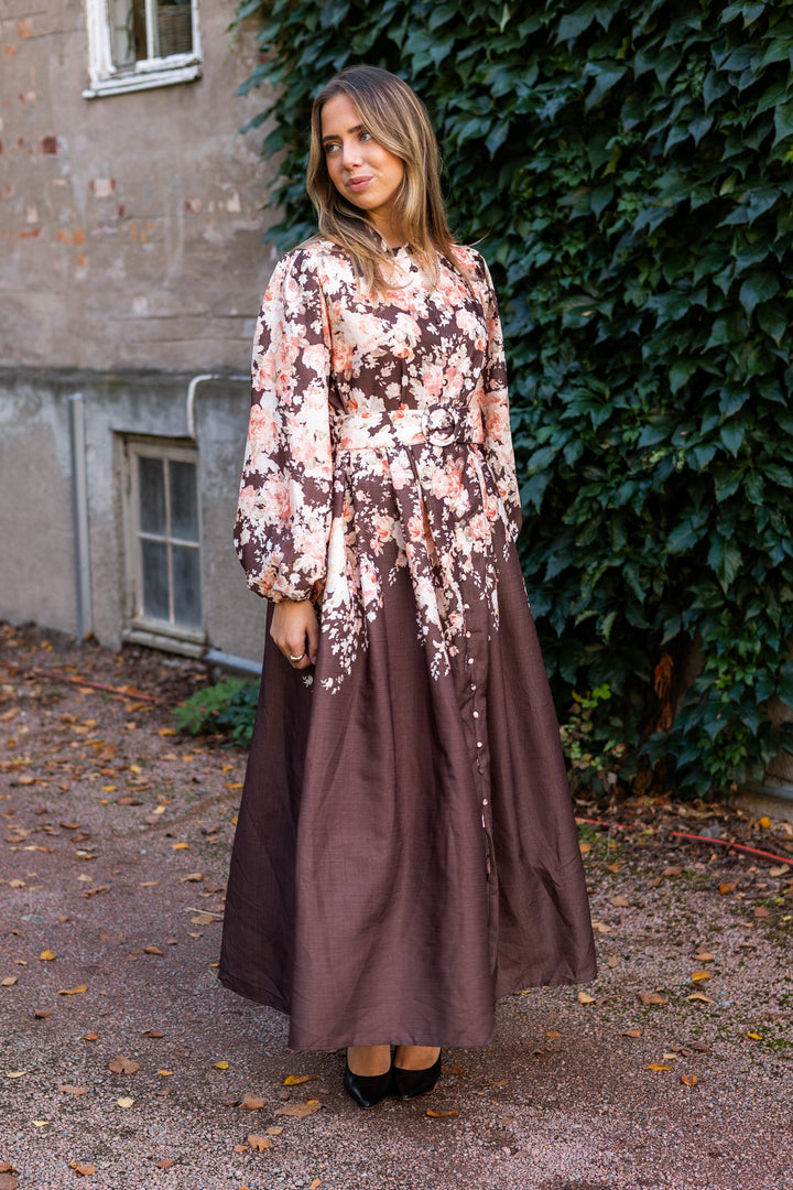 Paisley Long Dress Choco | Kjoler | Smuk - Dameklær på nett
