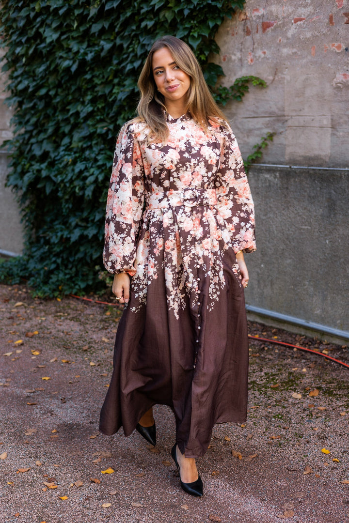 Paisley Long Dress Choco | Kjoler | Smuk - Dameklær på nett