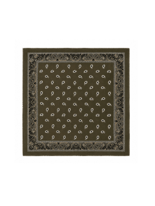 Paisley Mid Scraf Khaki | Accessories | Smuk
