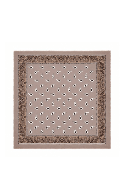 Paisley Mid Scraf Taupe | Accessories | Smuk