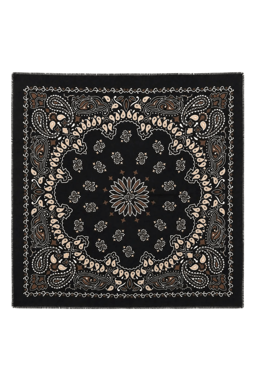 Paisley Scarf Big Black | Accessories | Smuk