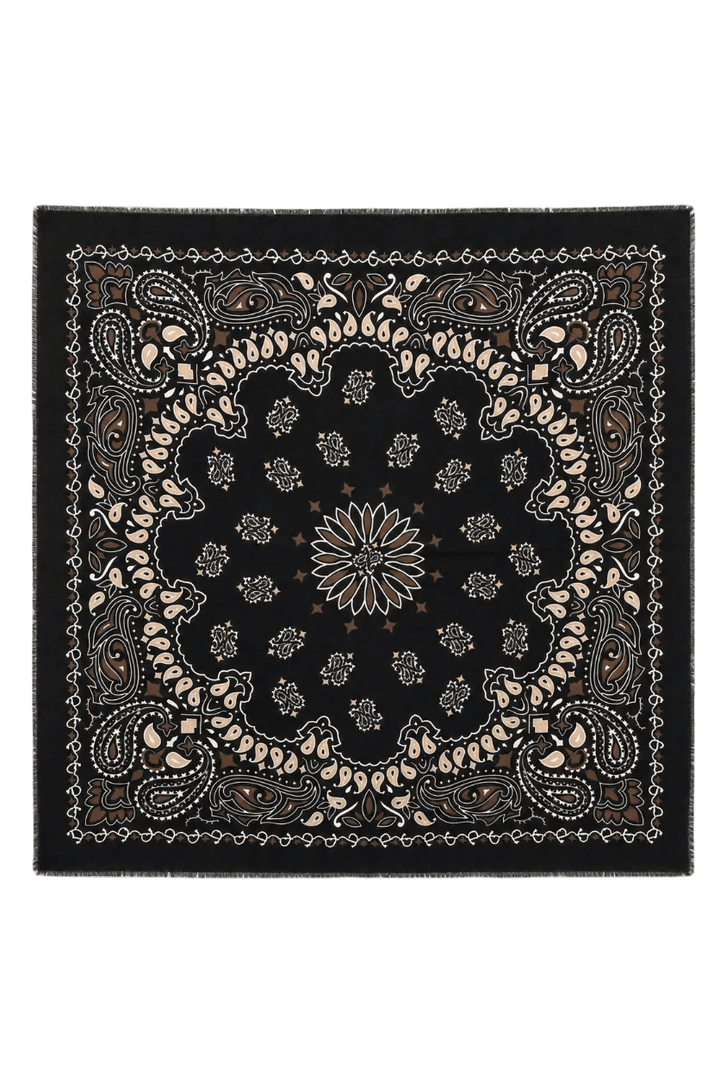 Paisley Scarf Big Black | Accessories | Smuk