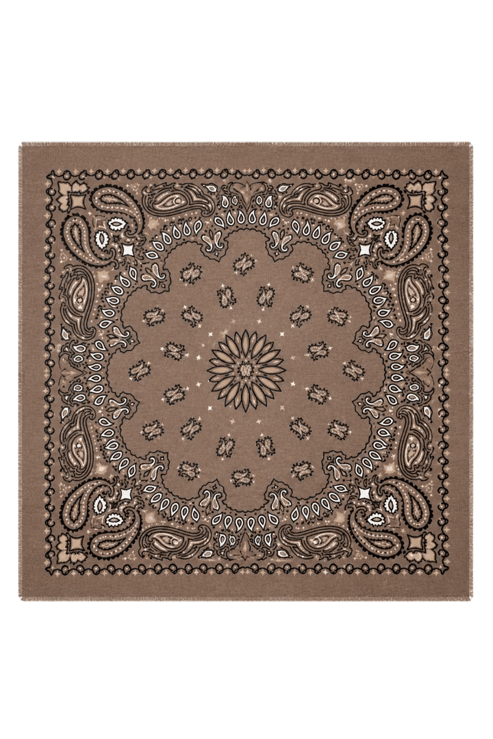 Paisley Scarf Big Brown | Accessories | Smuk