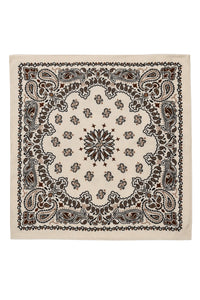Paisley Scarf Big Ecru