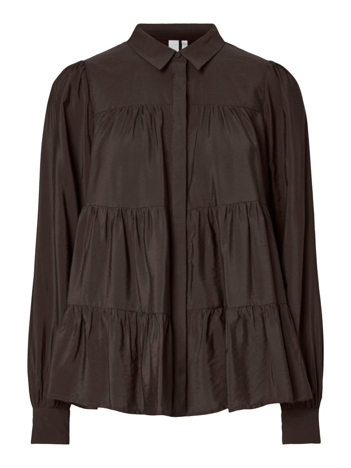 Pala Ls Shirt Coffee Bean | Skjorter og bluser | Smuk