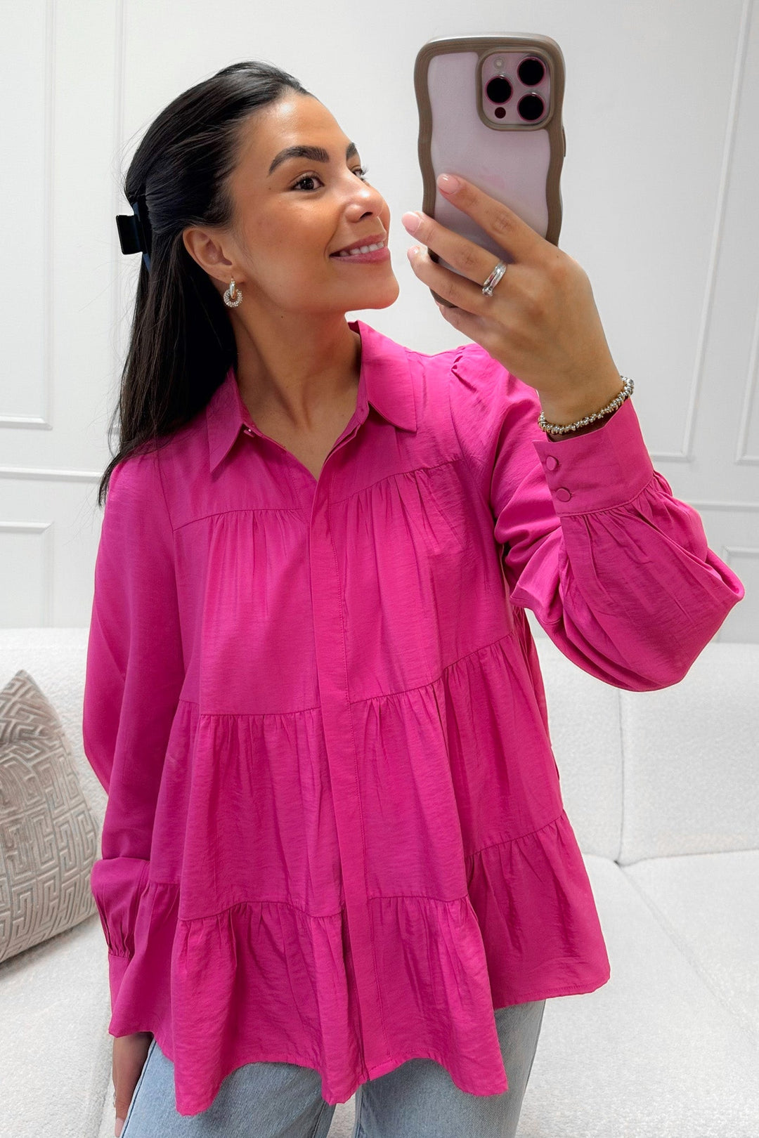 Pala Ls Shirt Rose Violet | Skjorter og bluser | Smuk