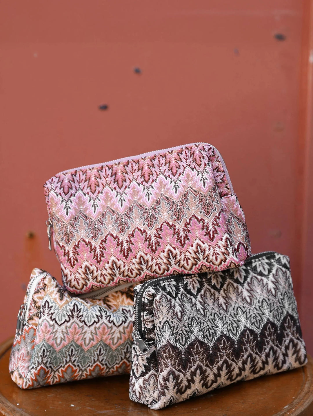 Pala Pouch Bag Rose Yellow Green | Vesker | Smuk