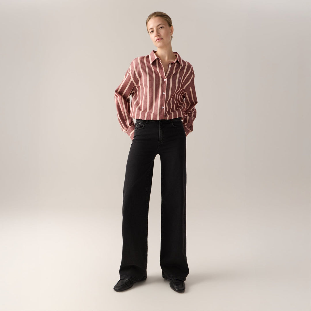 Palazzo Black Aged Edge | Bukser | Smuk