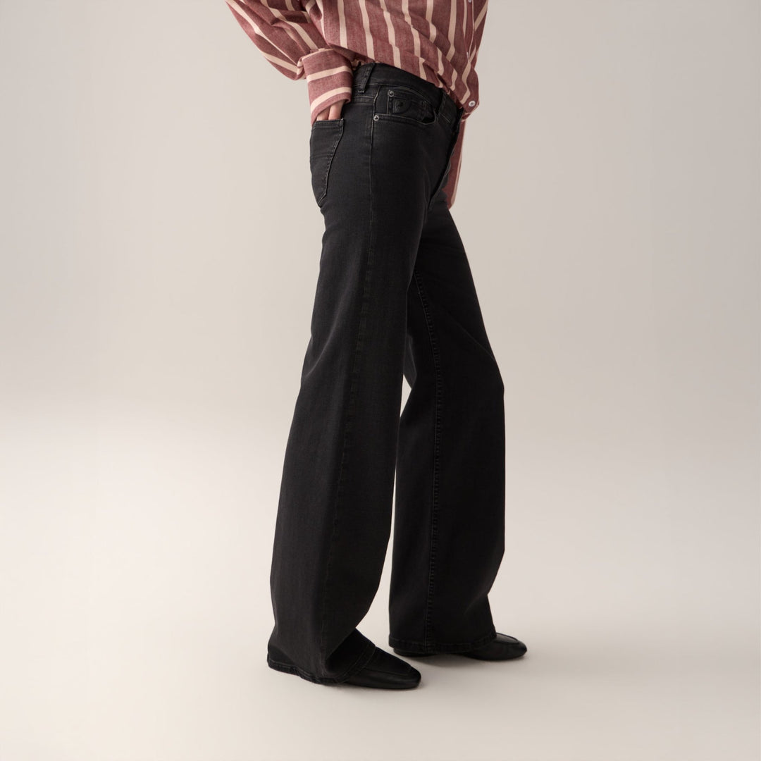 Palazzo Black Aged Edge | Bukser | Smuk