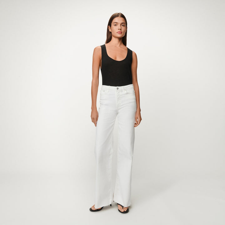 Palazzo Edge Jeans White | Bukser | Smuk