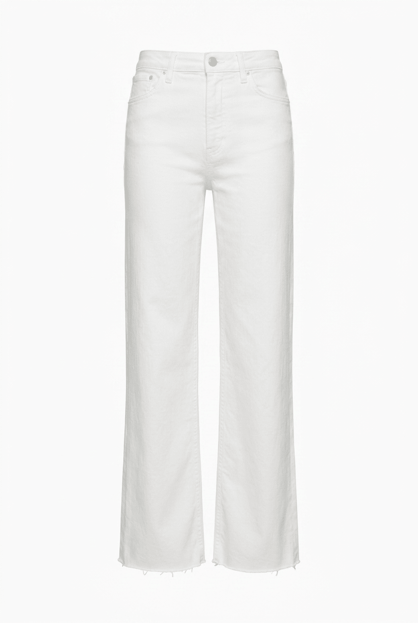 Palazzo Edge Jeans White | Bukser | Smuk