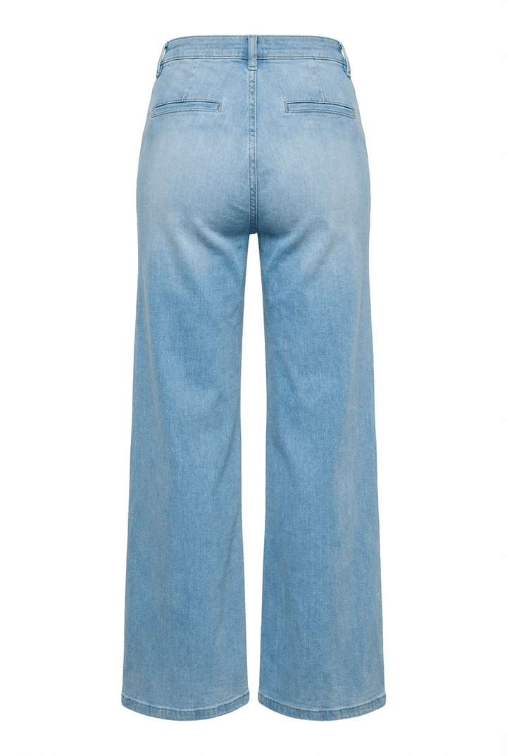 Palazzo Jeans Hypersoft Bleach | Bukser | Smuk