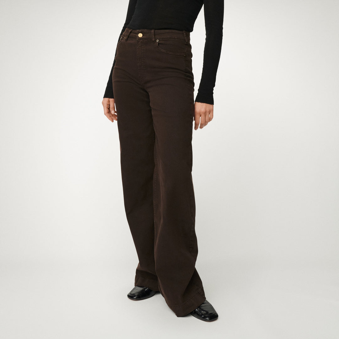 Palazzo Mistral Chocolate Brown | Bukser | Smuk