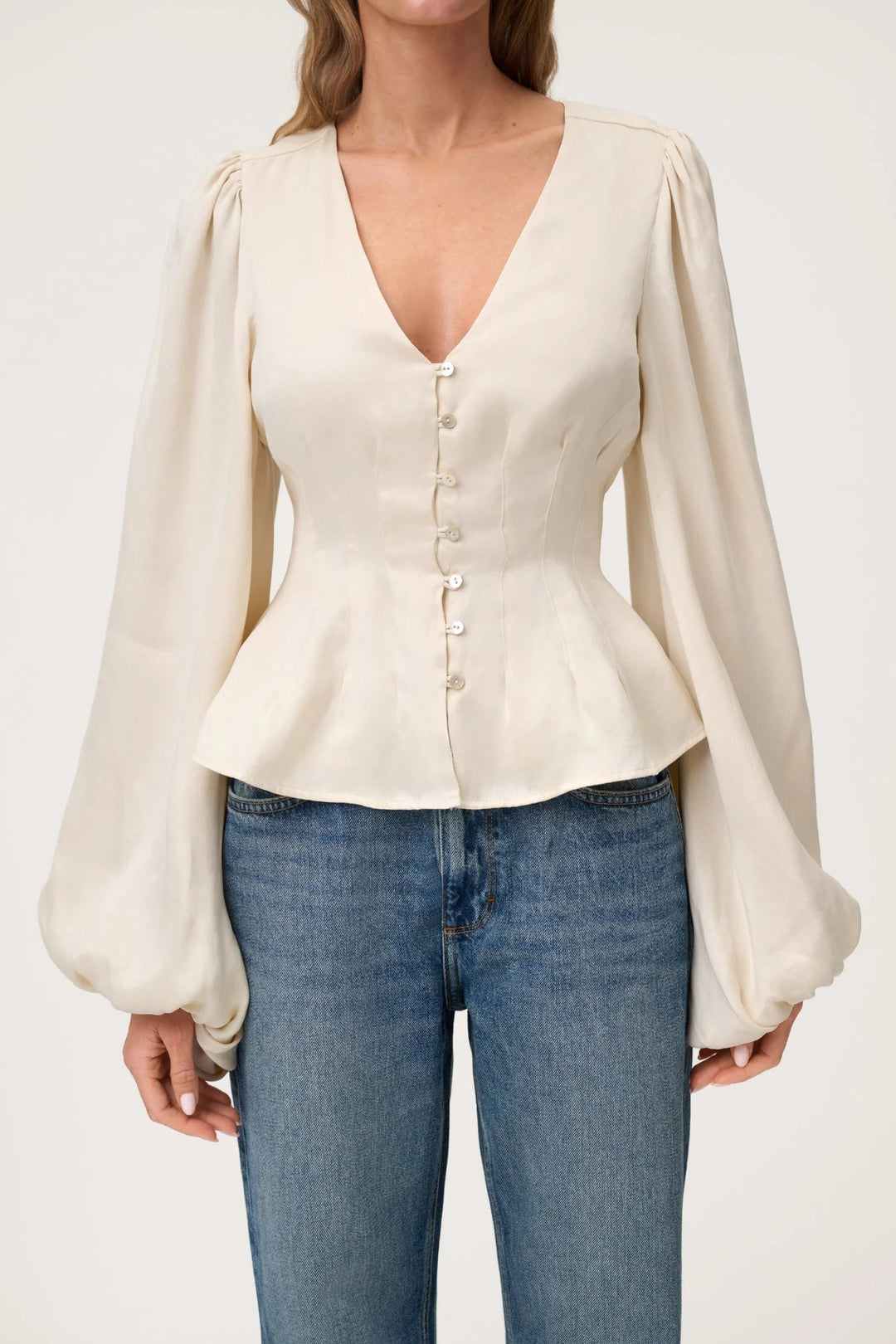 Palena Blouse Butter Yellow | Skjorter og bluser | Smuk
