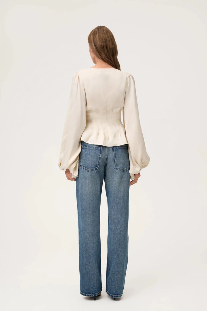 Palena Blouse Butter Yellow | Skjorter og bluser | Smuk