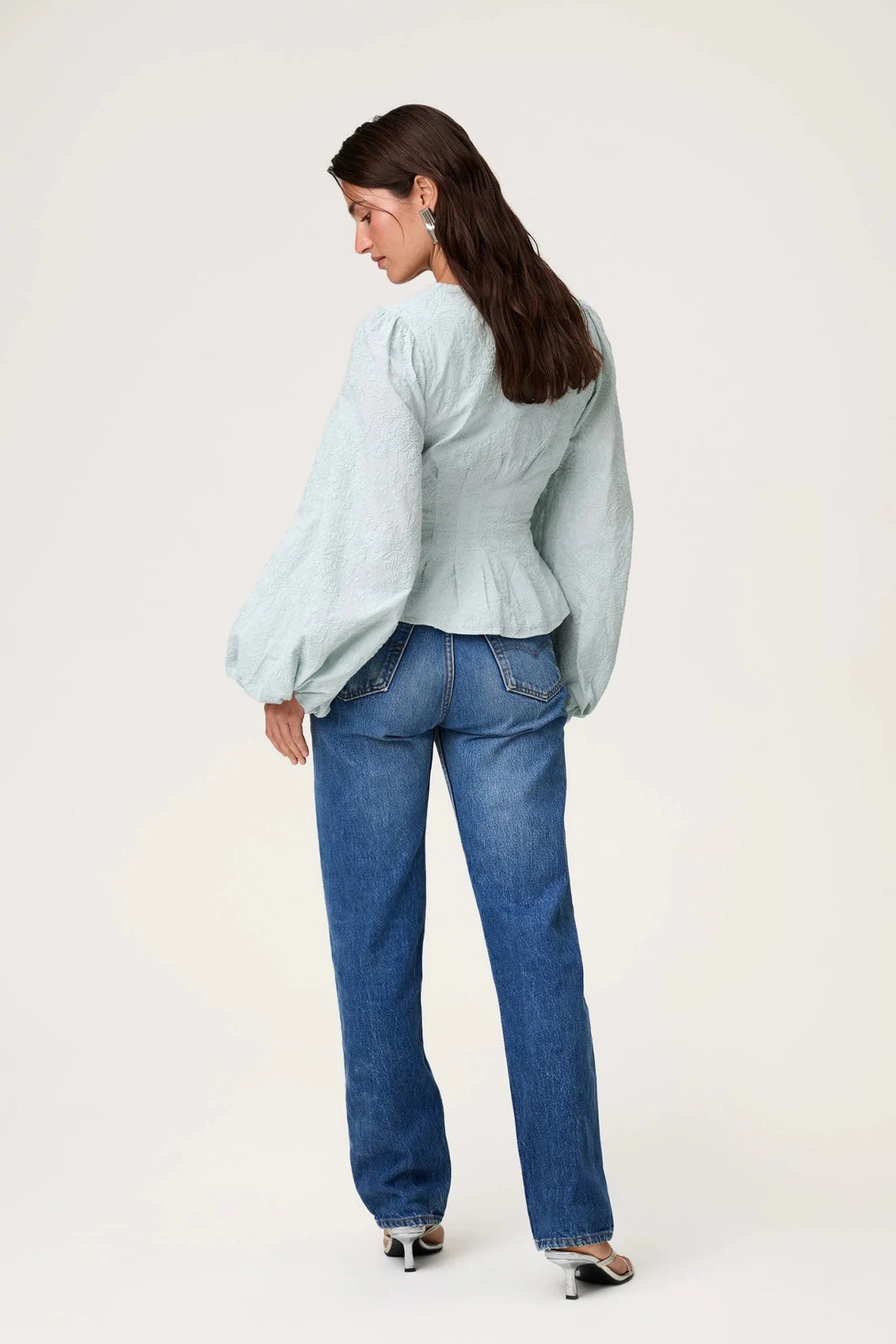 Palena Blouse Mint Embroidery | Skjorter og bluser | Smuk
