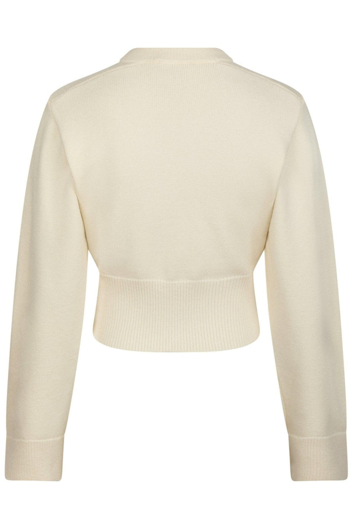 Palli Clean Knit Blouse Ivory | Genser | Smuk - Dameklær på nett