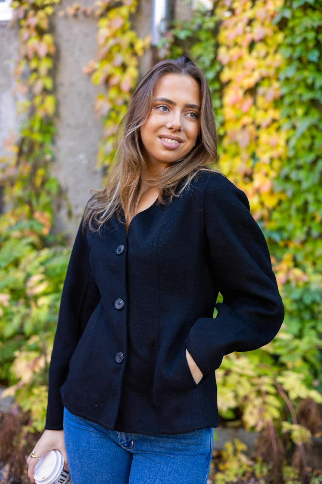Palma Lano Handmade Jacket Black | Yttertøy | Smuk - Dameklær på nett
